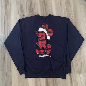 Walt Disney world Mickey Christmas crewneck sweatshirt small holiday